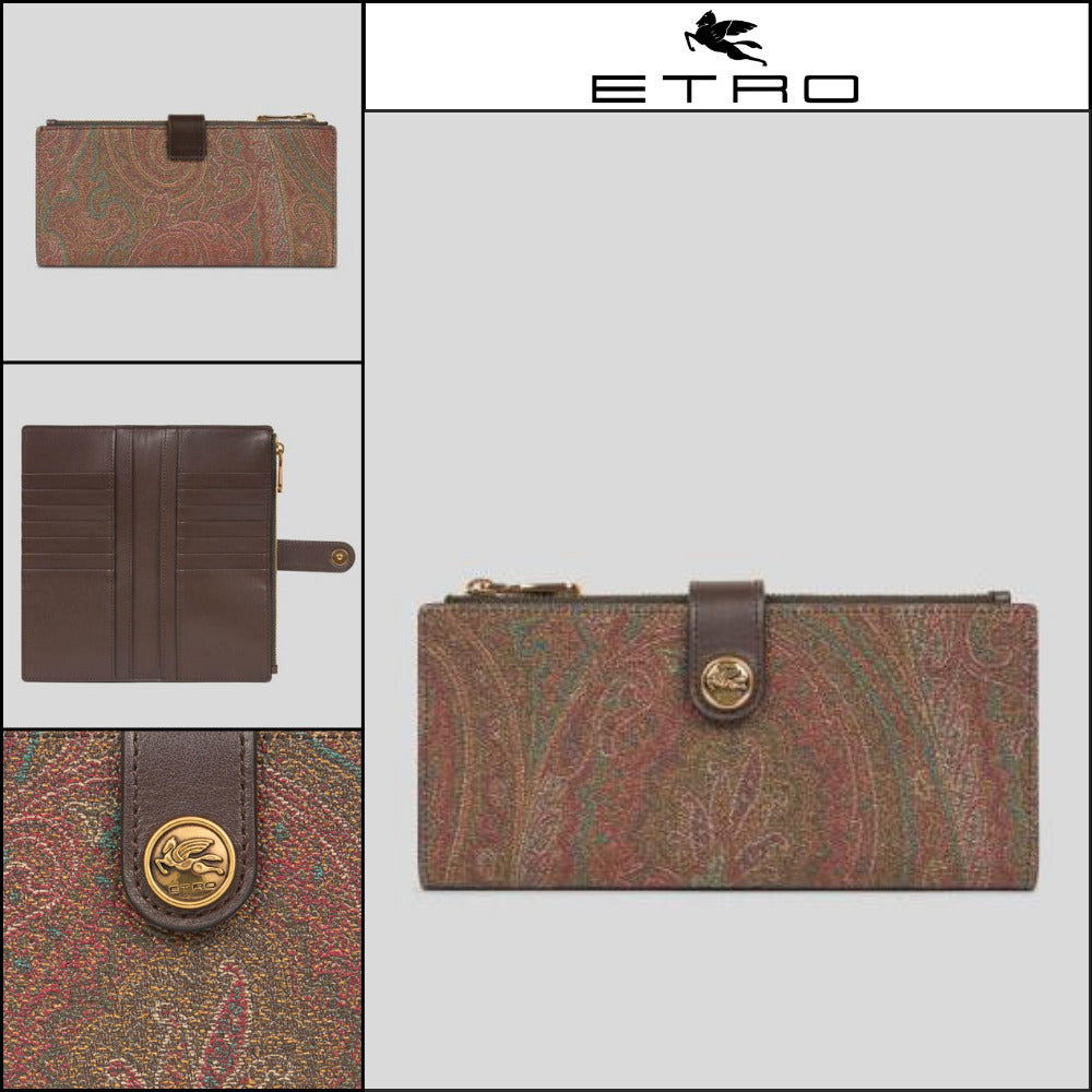 【ETRO】Essential Arnika Long Wallet