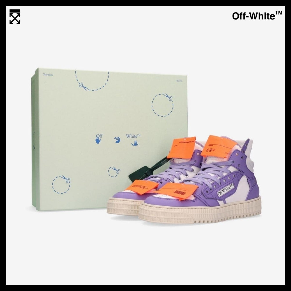 【Off-White】Sneakers - White/Purple