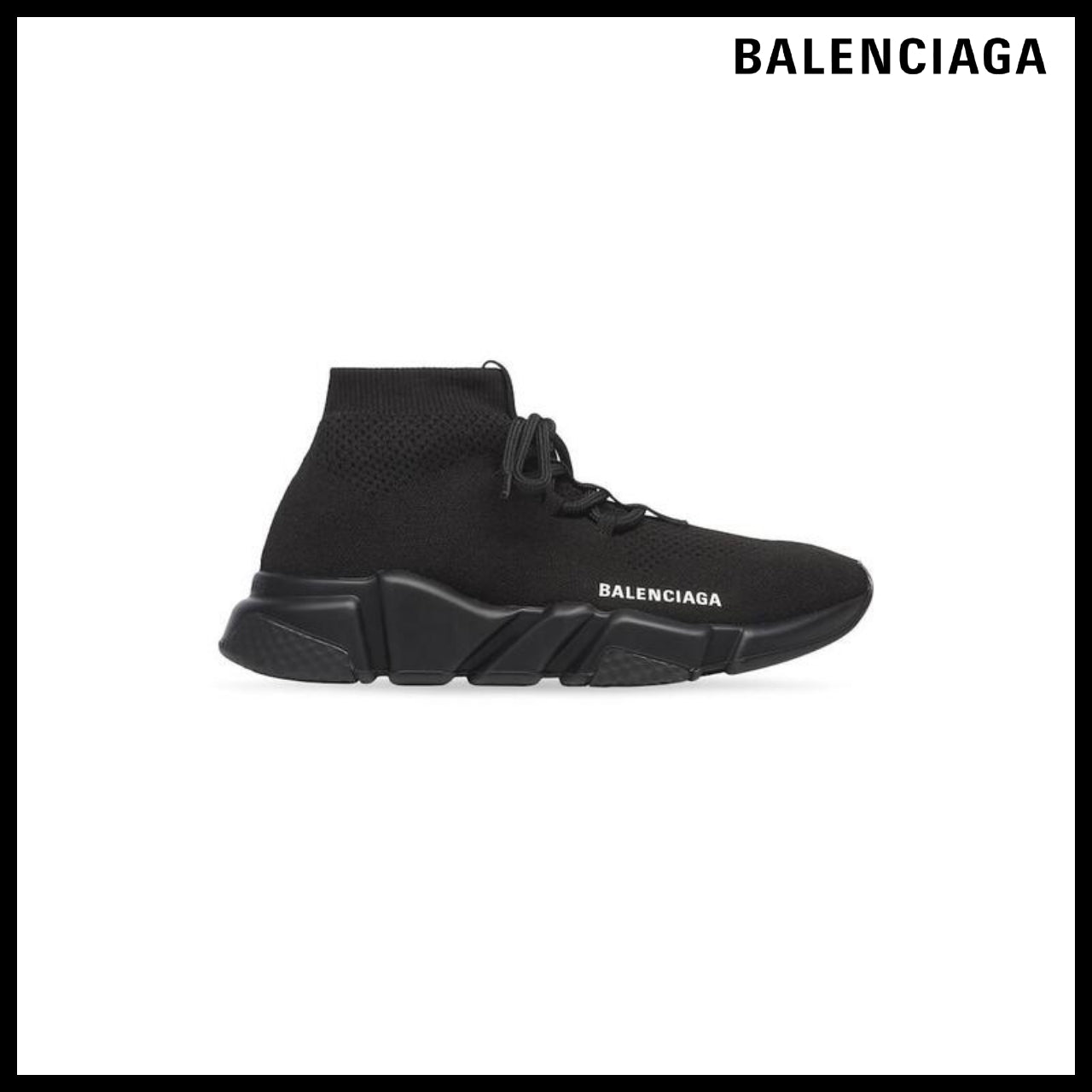 【BALENCIAGA】Speed Lace-Up Sneaker Black