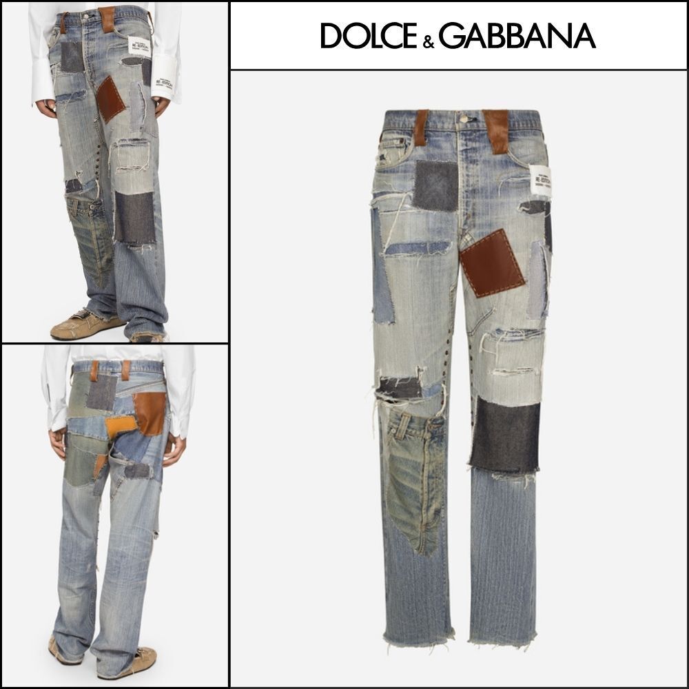 ★Dolce&Gabbanaアウトレットセール★Patchwork Denim Jeans
