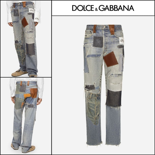 ★Dolce&Gabbanaアウトレットセール★Patchwork Denim Jeans