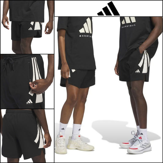 【ADIDAS】 Basketball Spacer Shorts Black