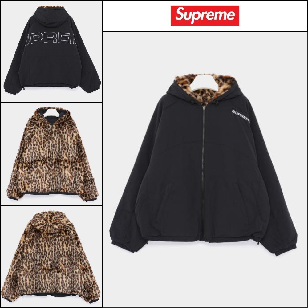 【100%正規品保証 Supreme】Fur Reversible Hooded Track Jacket