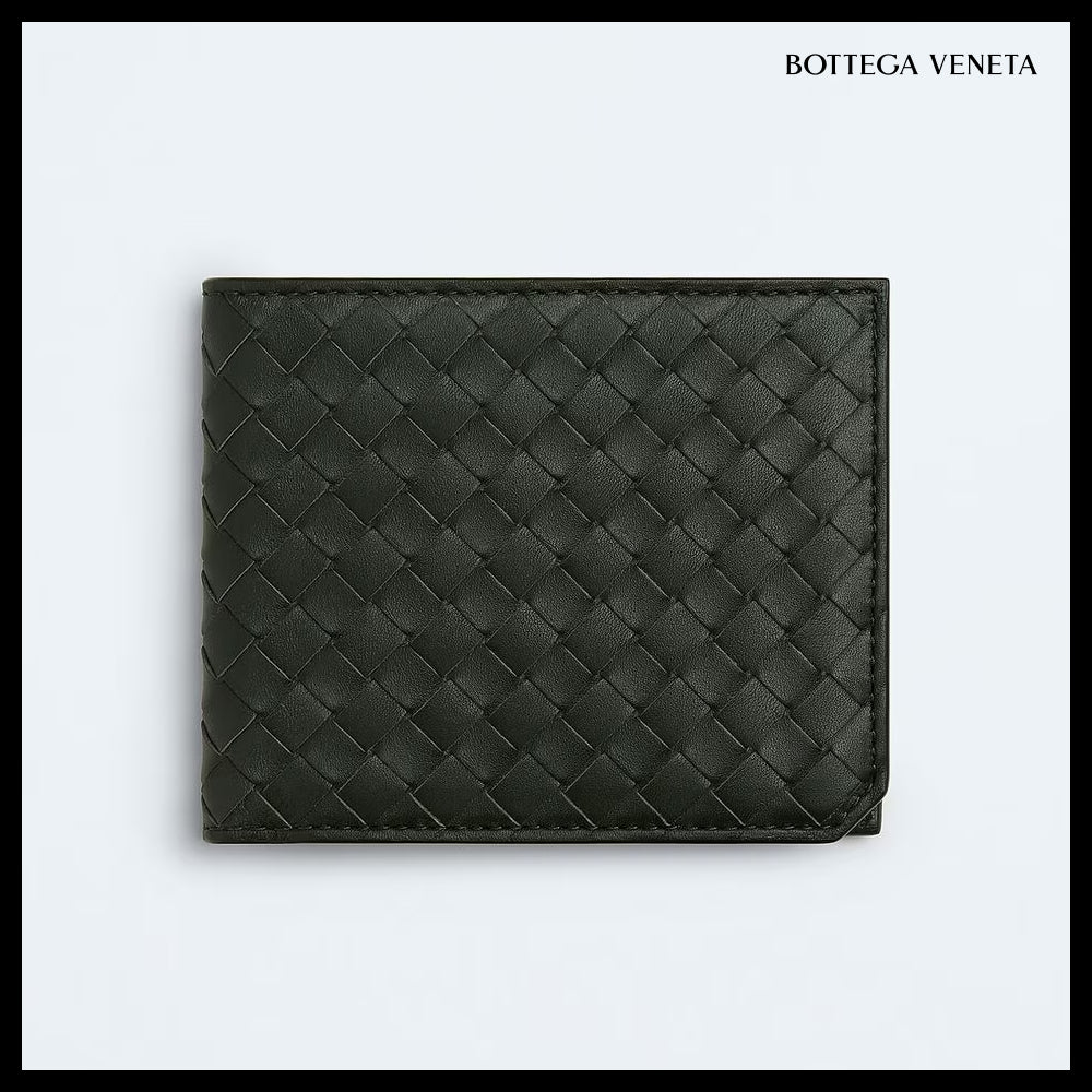 【BOTTEGA VENETA】Intrecciato Piccolo Fold Wallet 5 Colors
