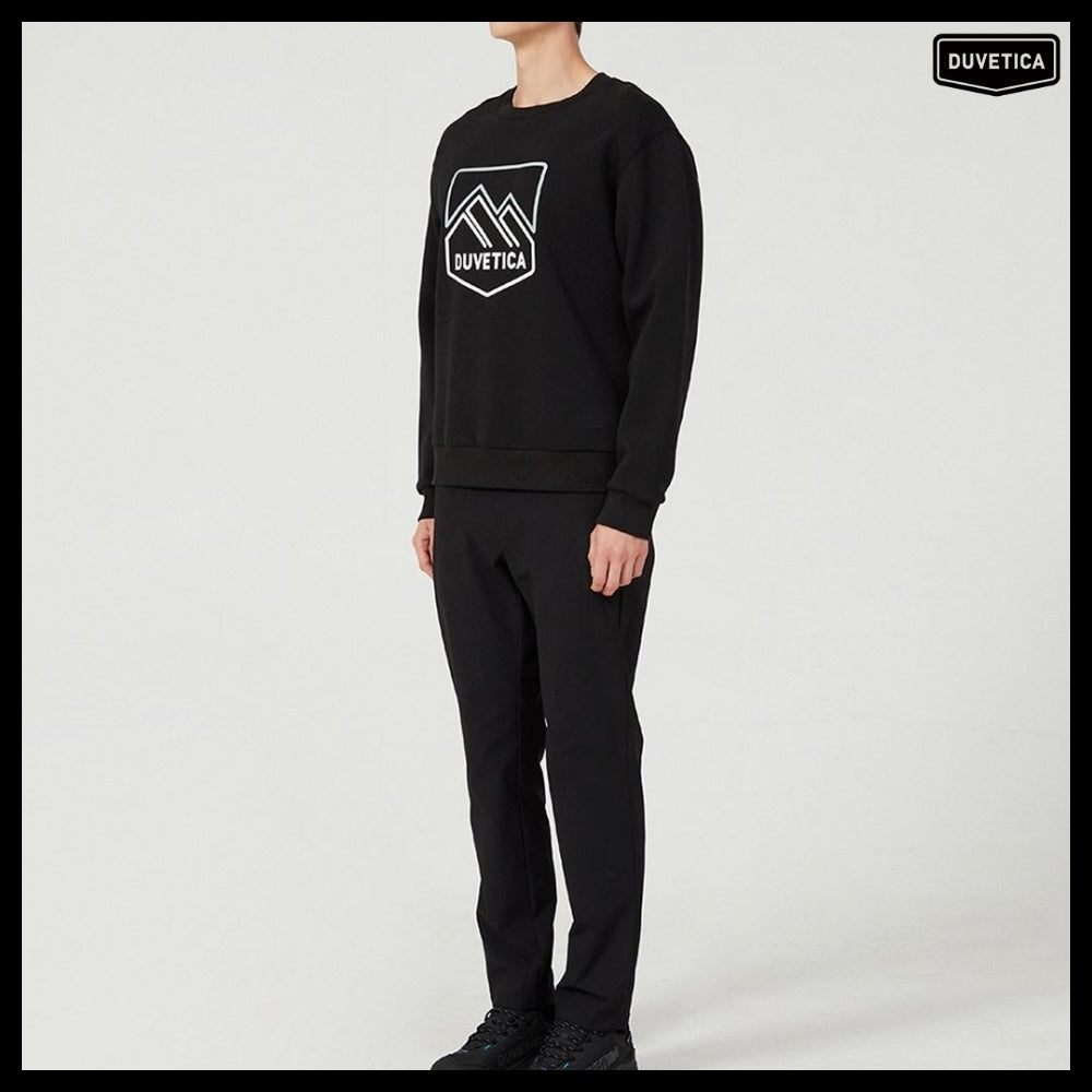 ◆Duvetica◆ Mirtos M Black Men’s Sweatshirt