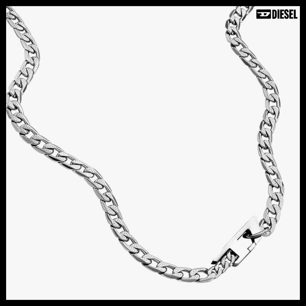 【DIESEL】D Logo Chain Necklace