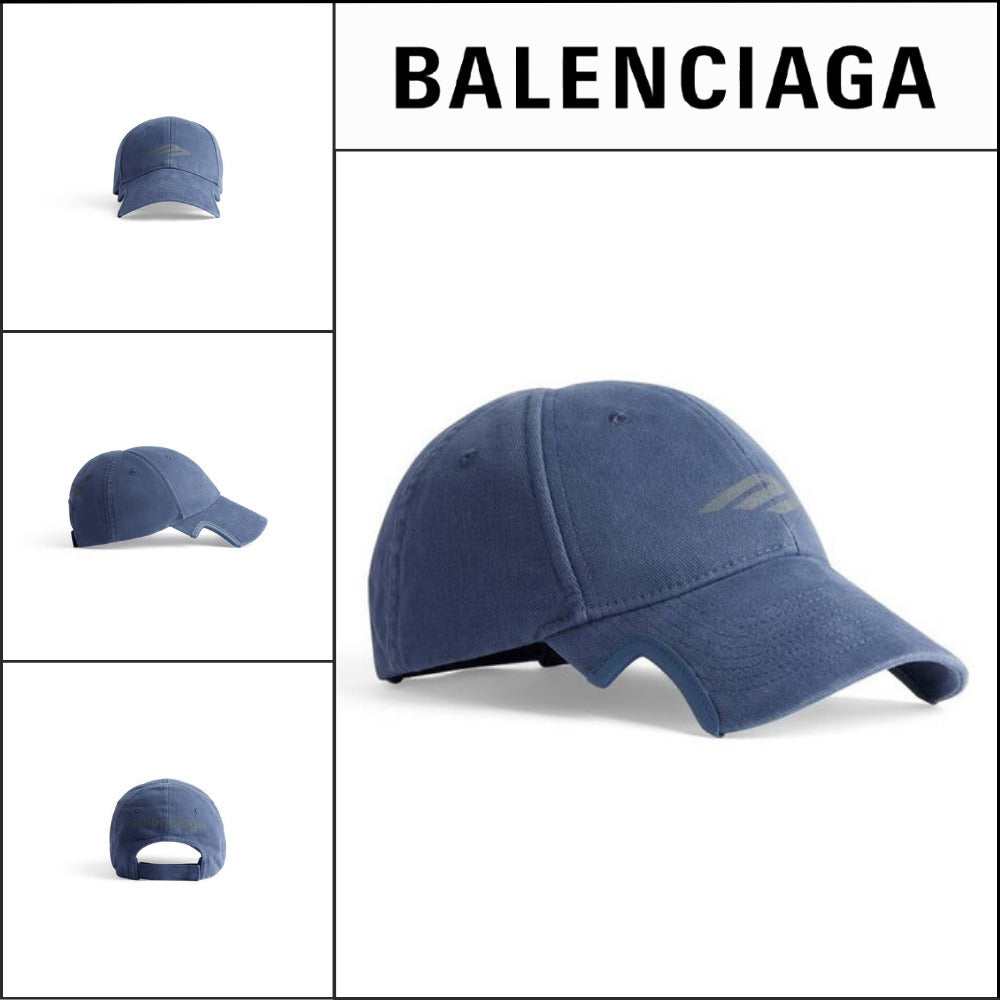 ★BALENCIAGAアウトレット セール ★3B Stencil Cap Blue