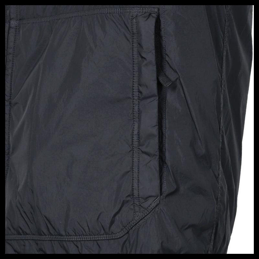【STONE ISLAND】 Mens Garment Dyed Crinkle Jacket Black