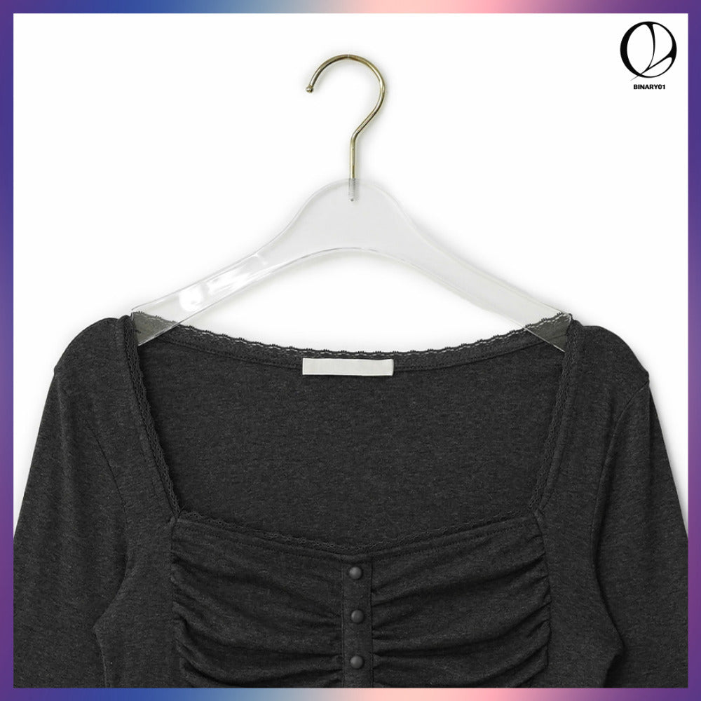 【BINARY01】MUFFLER SET MARRIED LACE T-SHIRT 4COLORS
