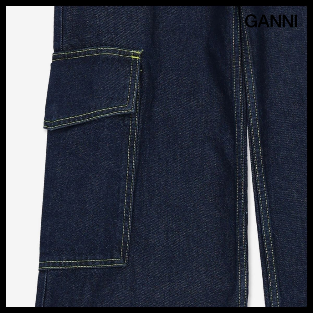 【GANNI】アンジー リンス デニム インディゴ