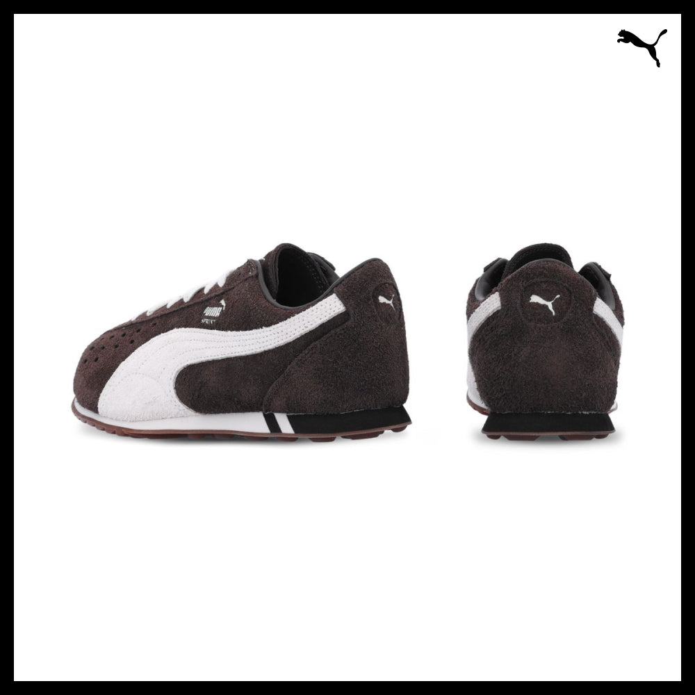 【PUMA】Sprint Hairy Suede Chocolate Forest Sneakers