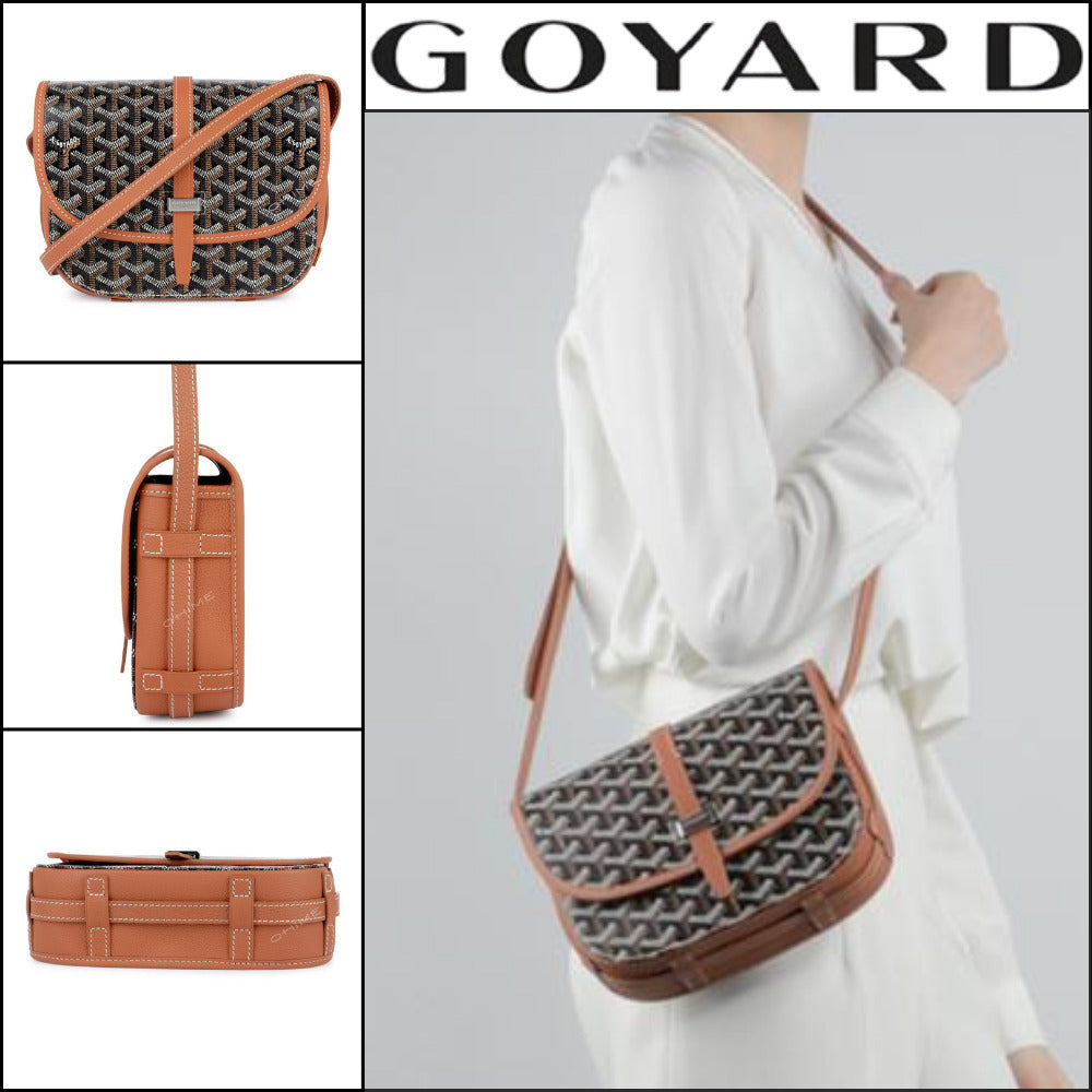 ◆韓国百貨店仕入 GOYARD◆BELVEDERE PM CROSSBODY BAG BLACK