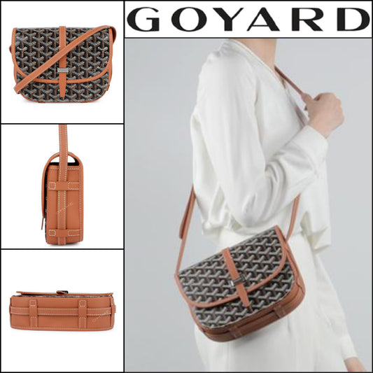 ◆韓国百貨店仕入 GOYARD◆BELVEDERE PM CROSSBODY BAG BLACK