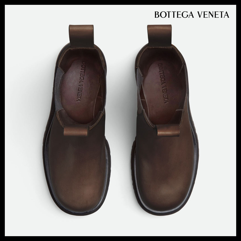 【韓国百貨店 BOTTEGA VENETA】Lug Chelsea Boots Fondant