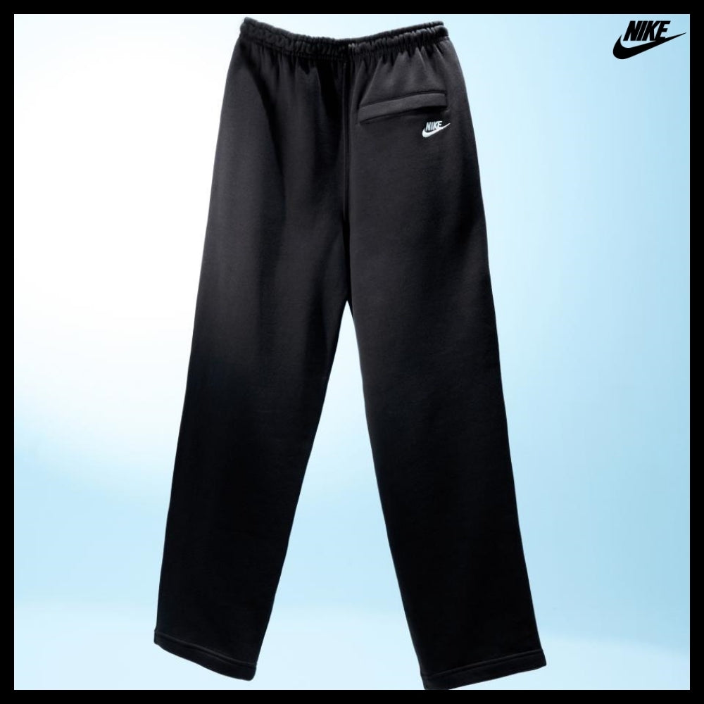 【NIKE】Sportswear Club Fleece Open Hem Pants M Black Jogger
