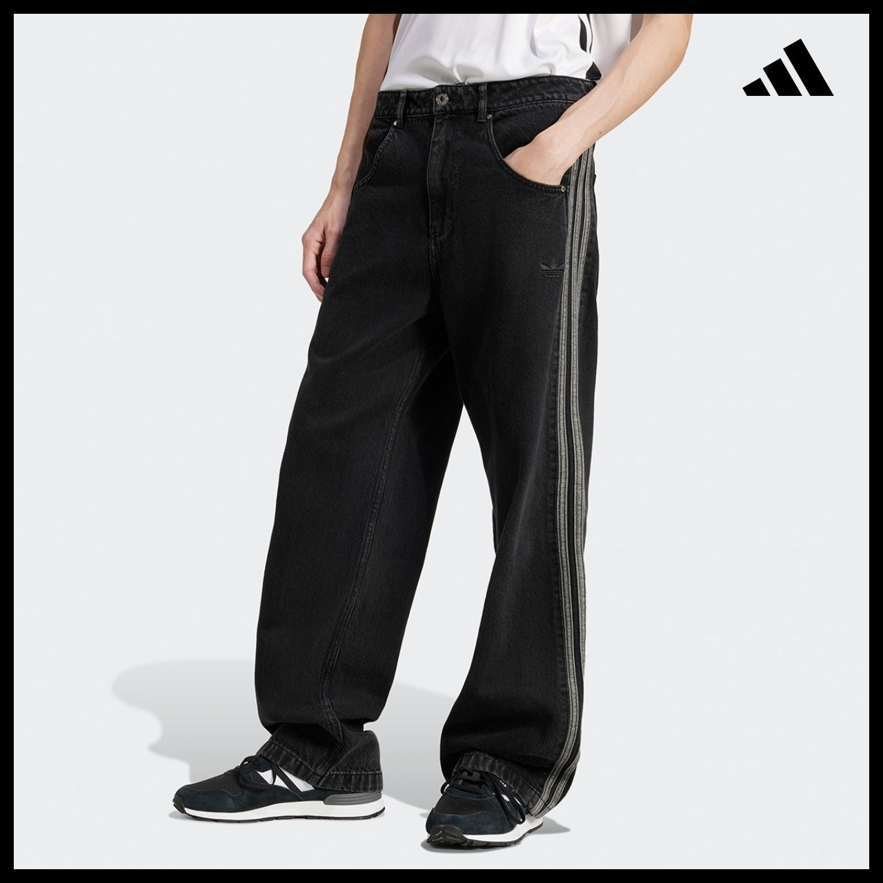 【ADIDAS】Adicolor Denim Firebird Pants JC6718