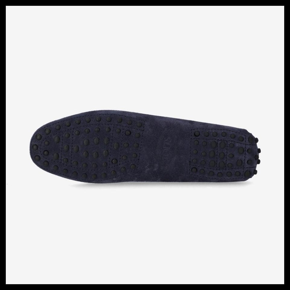【TOD'S】Gommino Suede Driving Loafers Navy