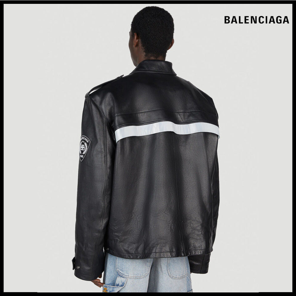 【BALENCIAGA】Paris Uniform Jacket Black