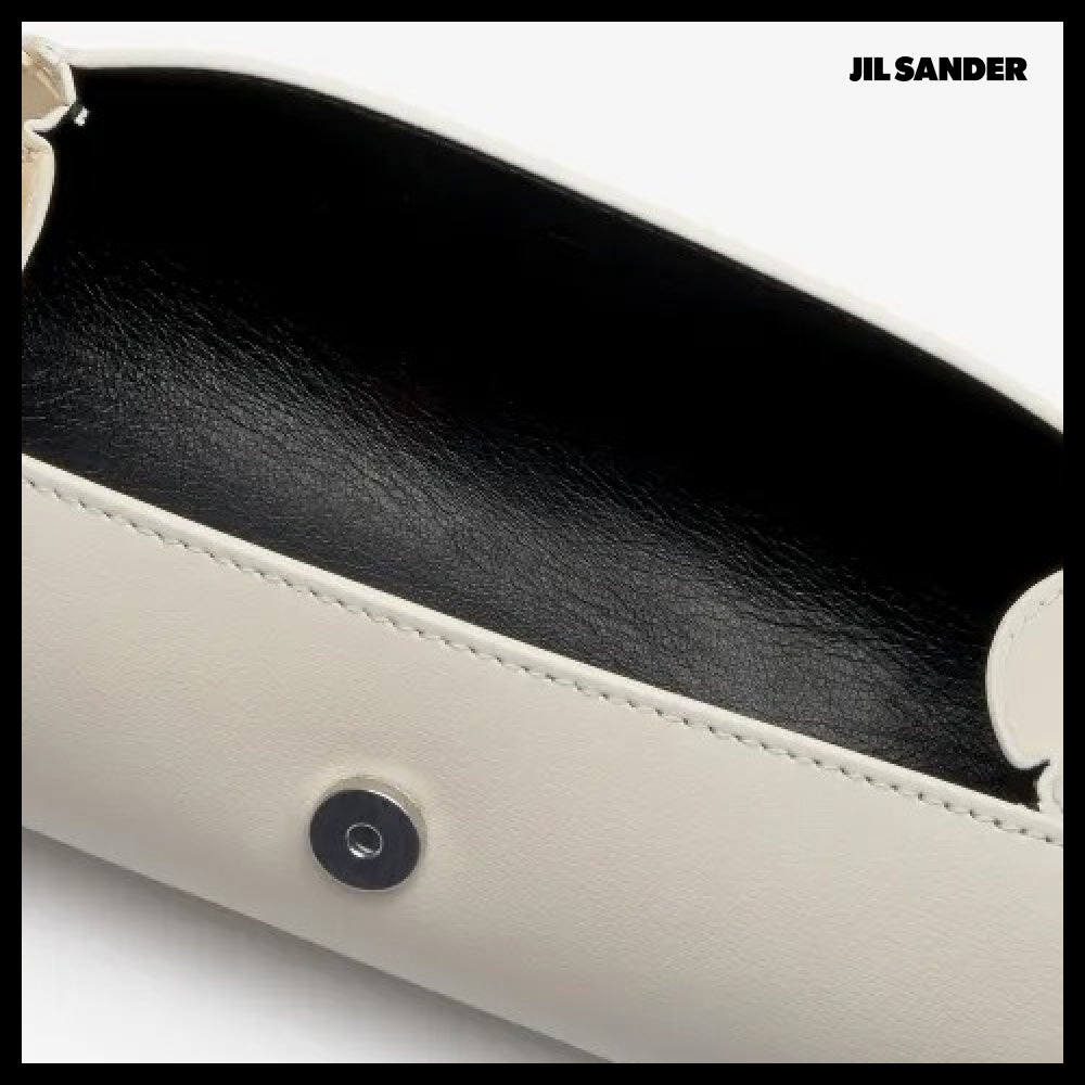 【Jil Sander】Mini Canolo Shoulder Bag Eggshell