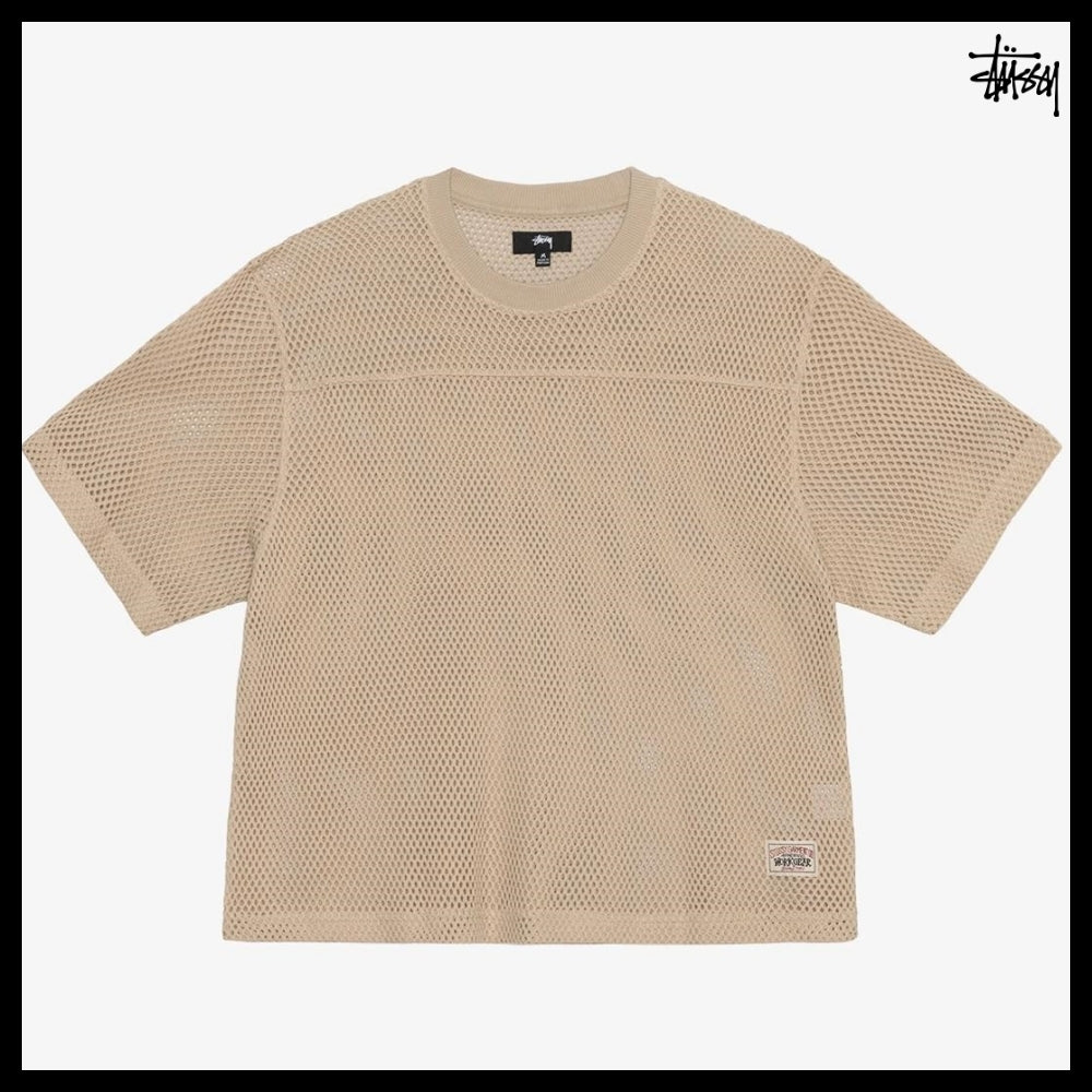 【STUSSY】Team Cotton Mesh Natural
