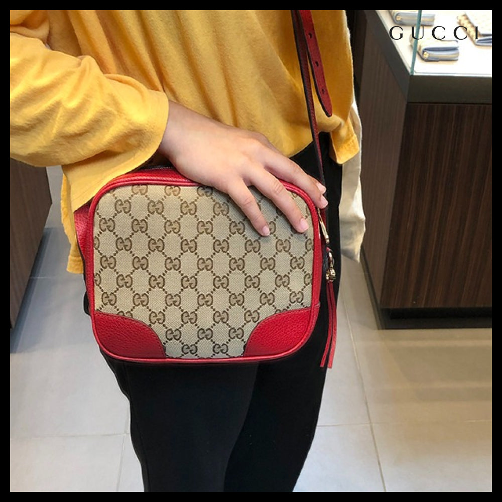 【GUCCI】GG Canvas Disco Crossbody Bag (2 Colors)