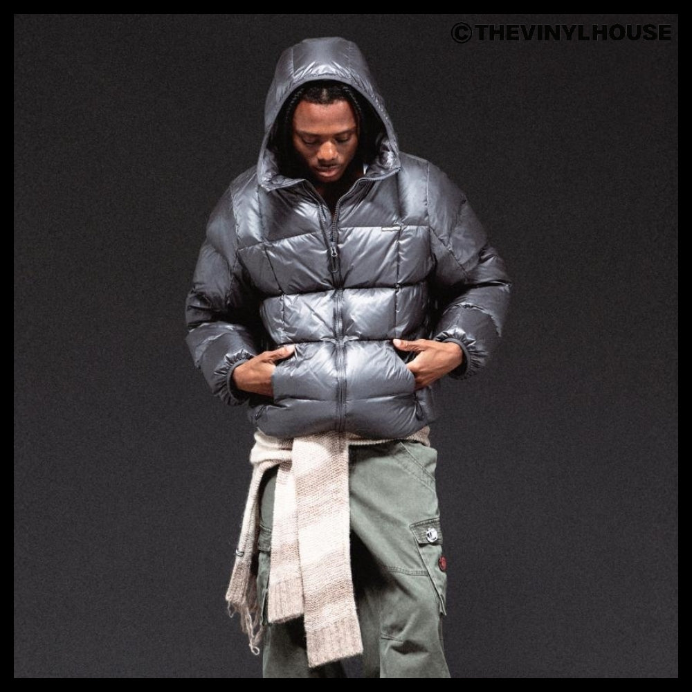 【THEVINYLHOUSE】Hooded duck down jacket (5 colors)