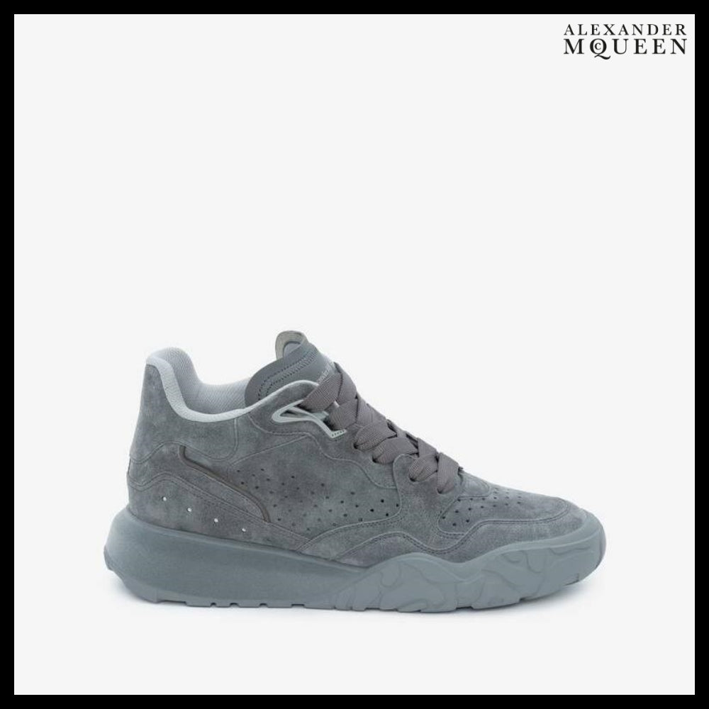【Alexander Mcqueen】Court Trainer Sneakers Grey