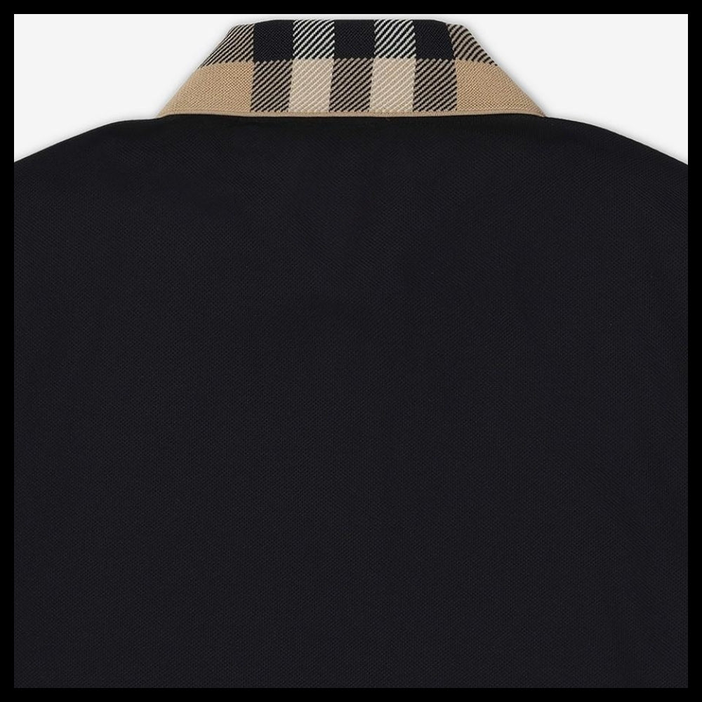 【Burberry】Cotton Slim Fit Polo Shirt
