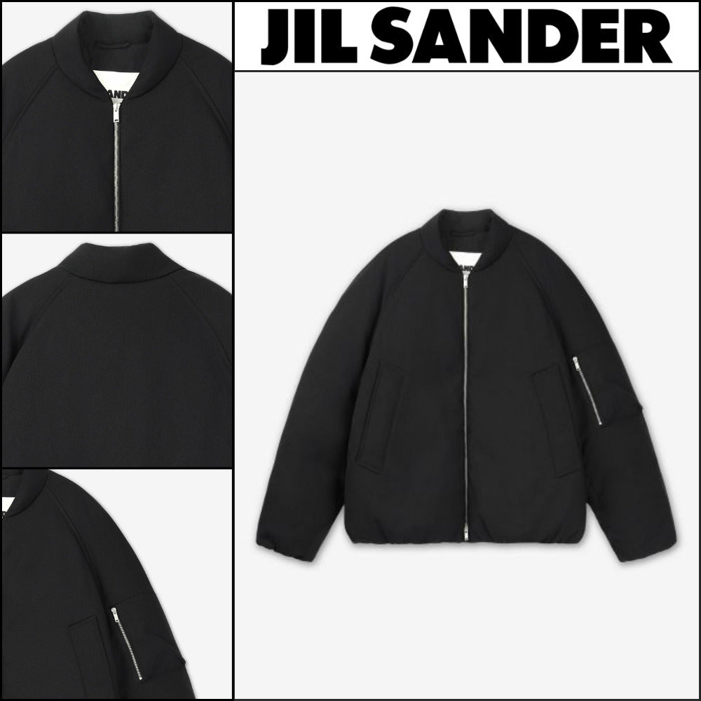◆JIL SANDER◆ ダウンブルゾン Down Blouson Black 軽量
