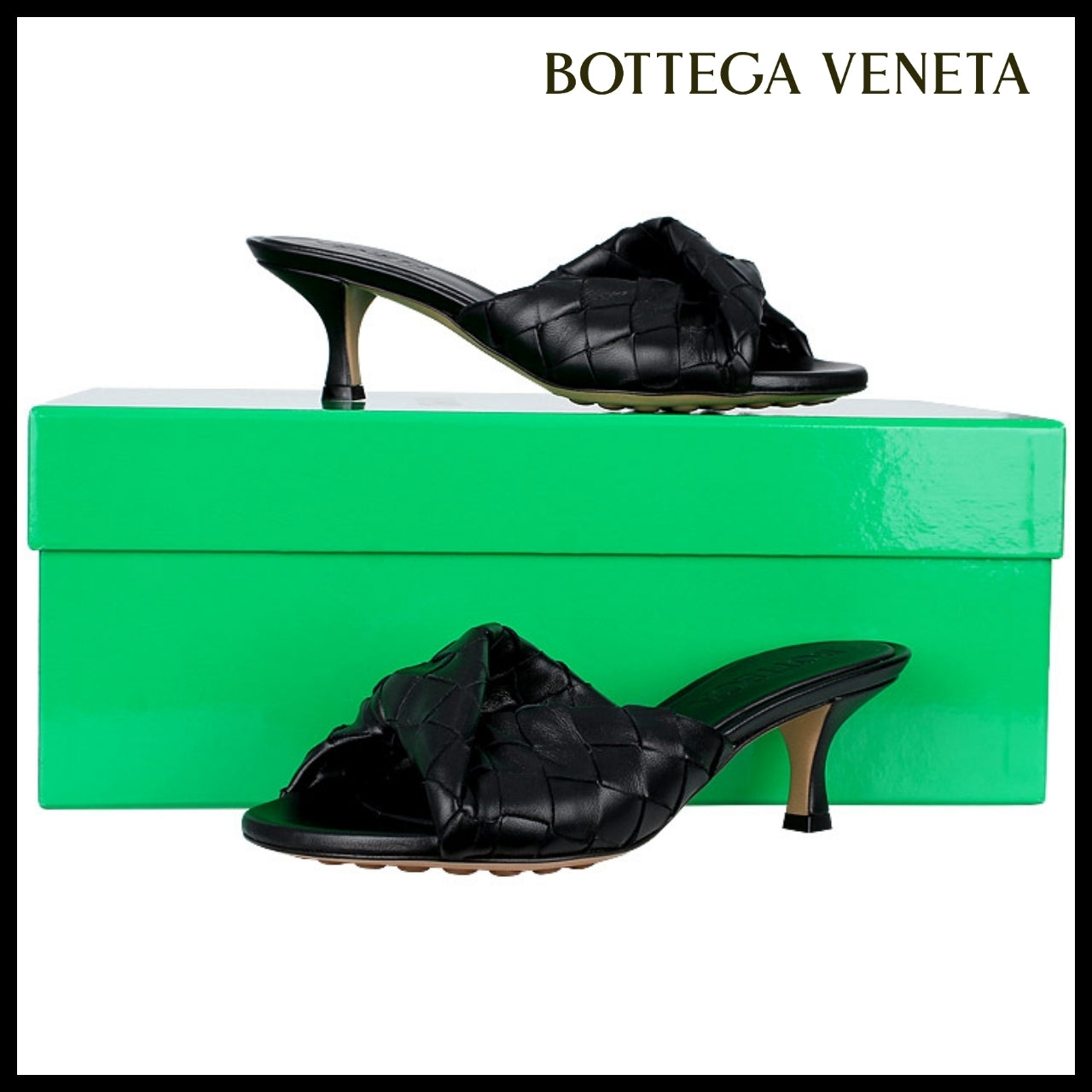 【BOTTEGA VENETA】 Blink Mule Middle Heel