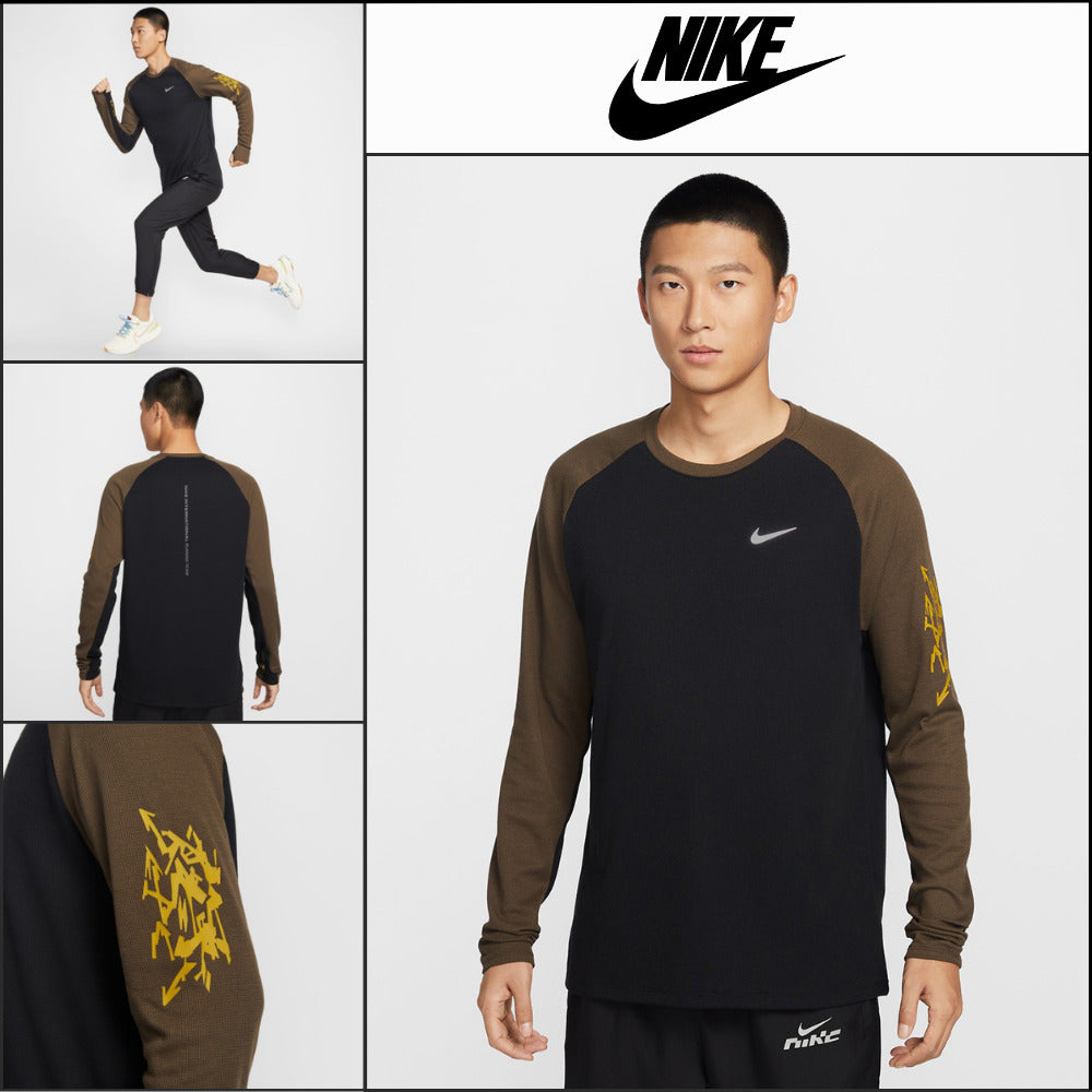 【Nike】CLUB DRY FIT STRIDE MEN'S WAFFLE CREWNECK SWEATSHIRT