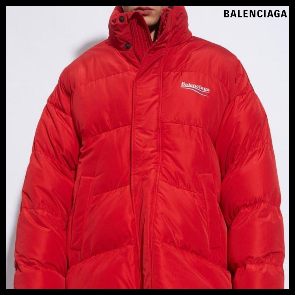 【BALENCIAGA】Cocoon Puffer Jacket Red