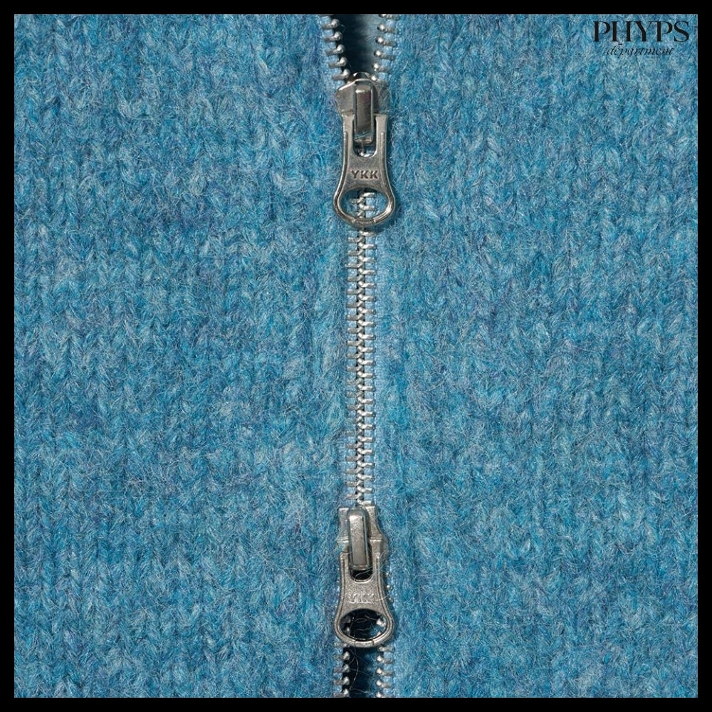 【PhypsDepartment】ハート アップル ニット フードジップアップ