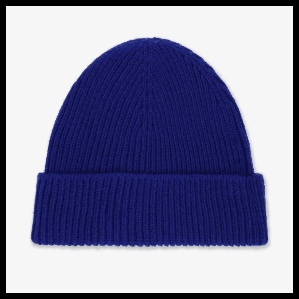【Burberry】Ribbed Cashmere Beanie Night