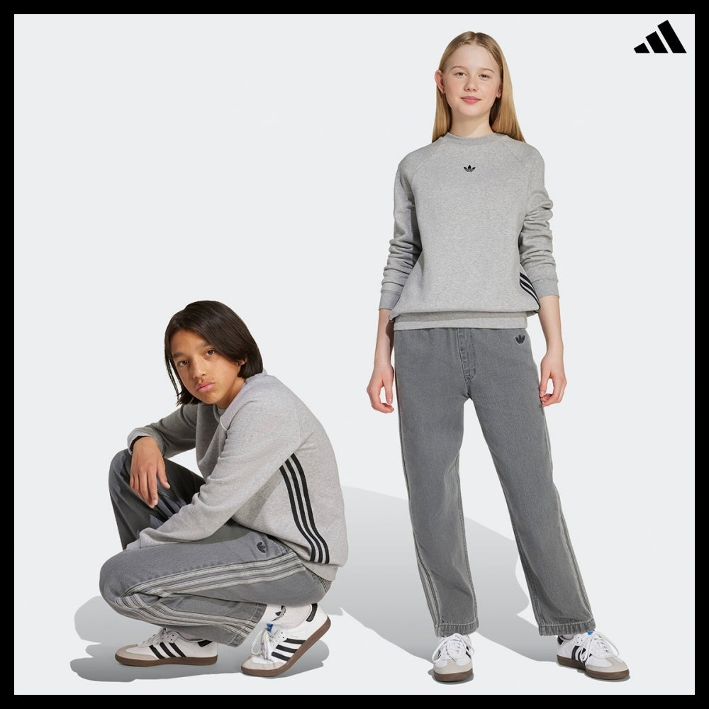 【ADIDAS】 Firebird Denim Pants Junior Kids Casual