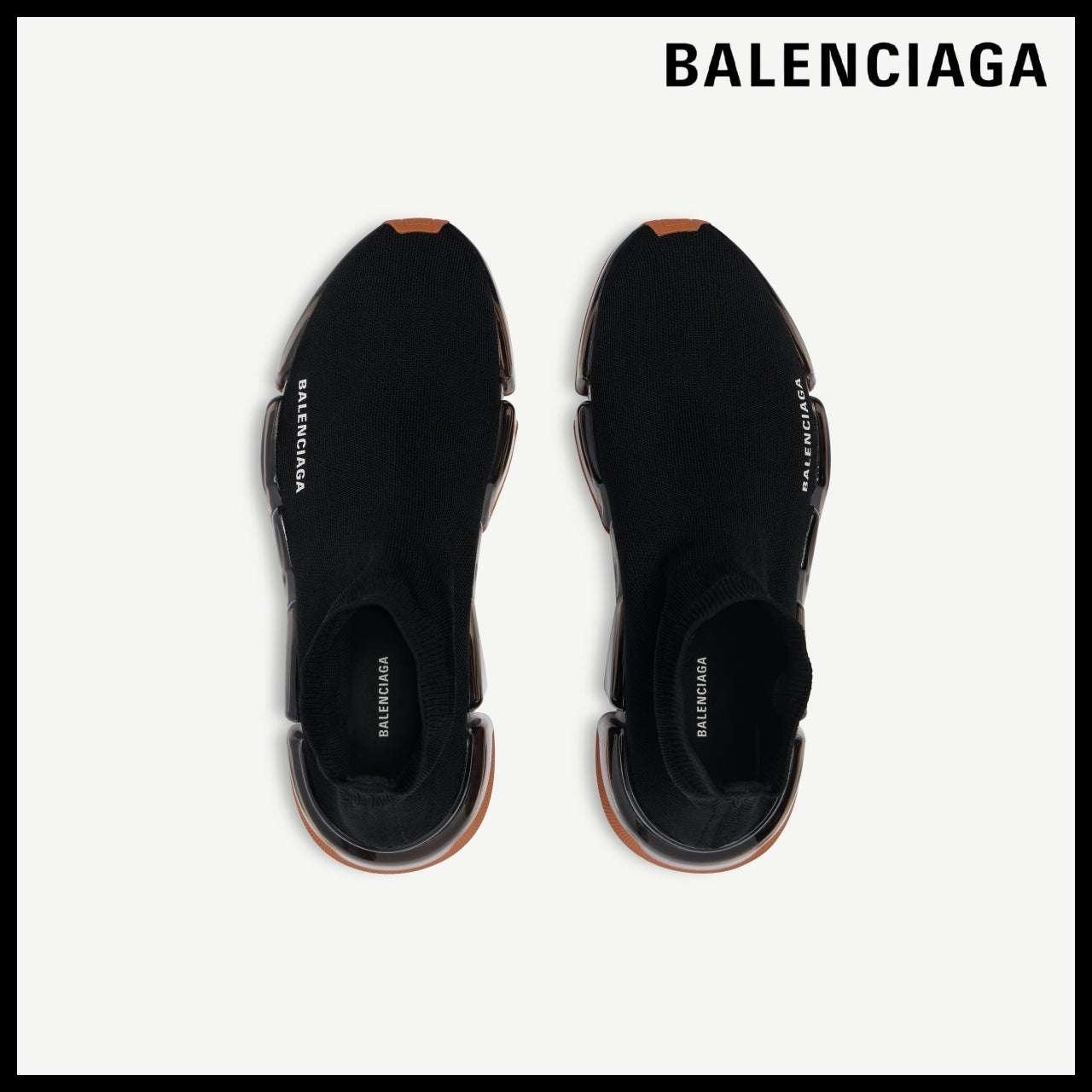 【BALENCIAGA】Speed 2.0 Full Clear Sole Recycled Knit