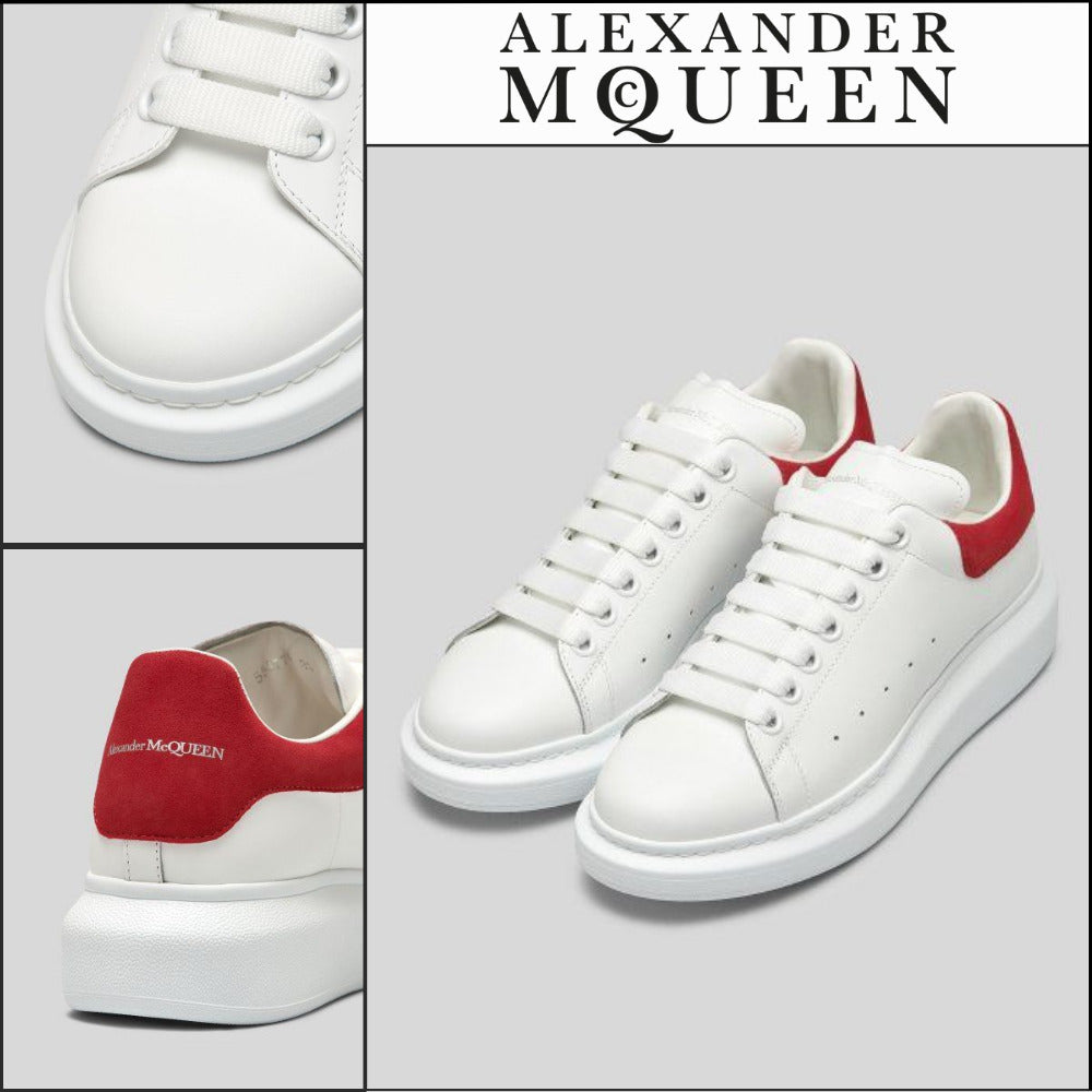 【Alexander Mcqueen】Oversized Sneakers in White/Red