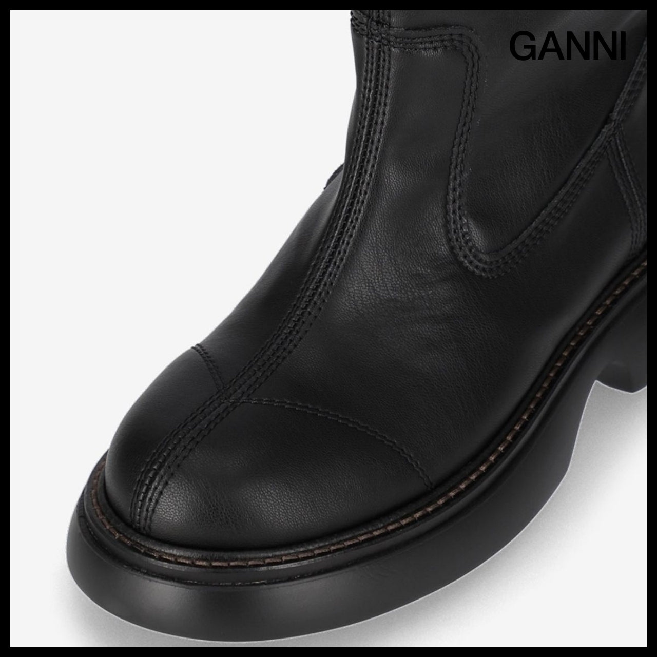 【Ganni】Everyday Tubular Boots - Black