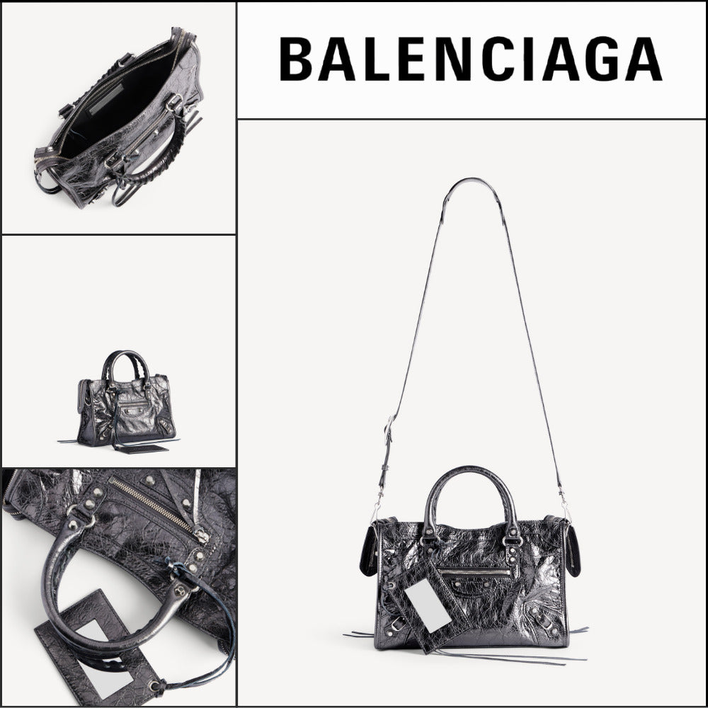 【BALENCIAGA】Le City Bag Small Steel Grey