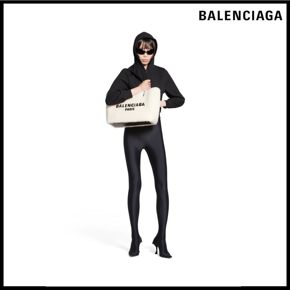 【BALENCIAGA】Duty Free Medium Tote Bag in Light Beige