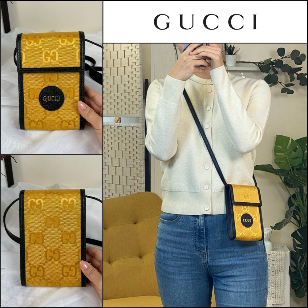 【GUCCI】 オフ ザ グリッド ミニバッグ イエロー