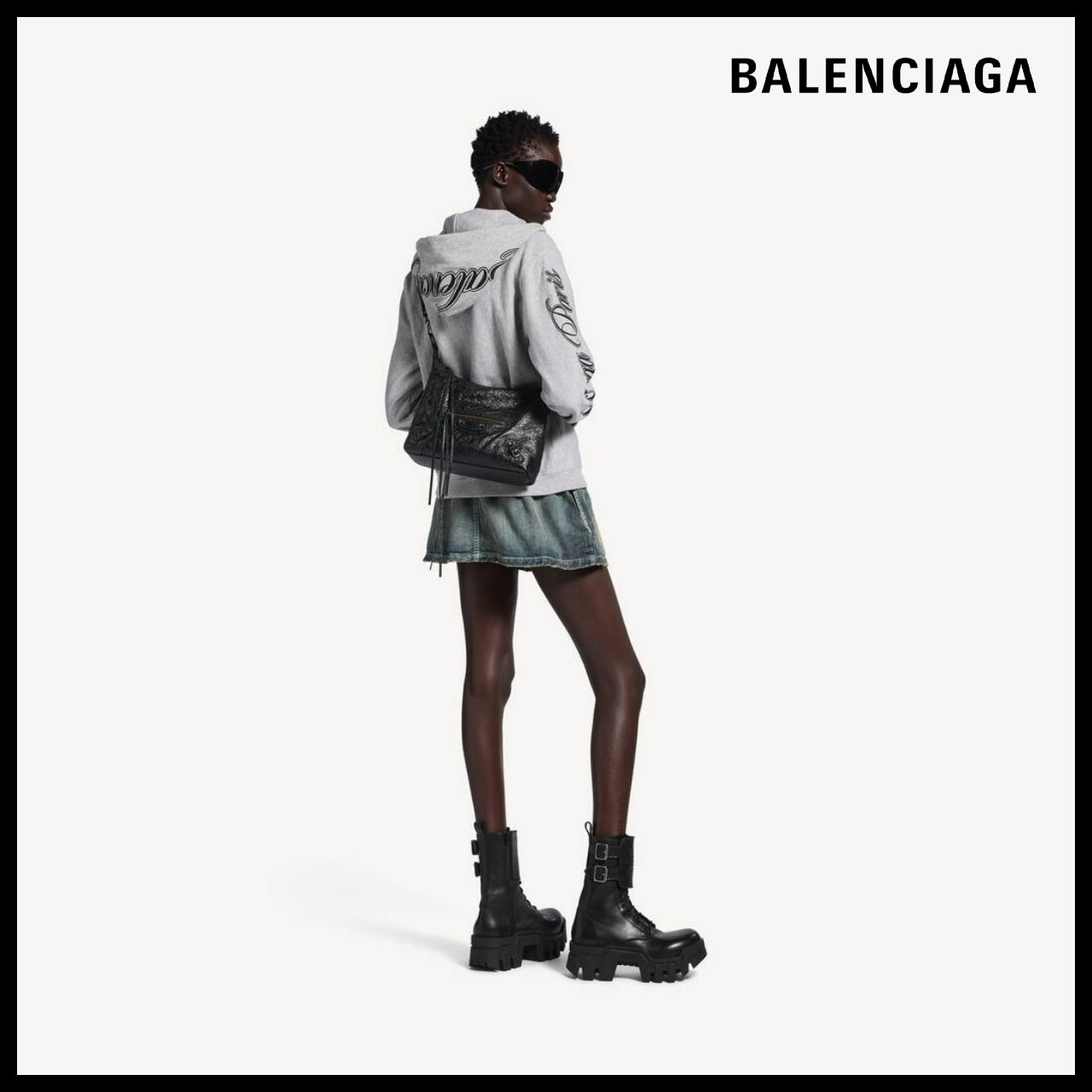 【BALENCIAGA】Le City Hobo Bag Small Black
