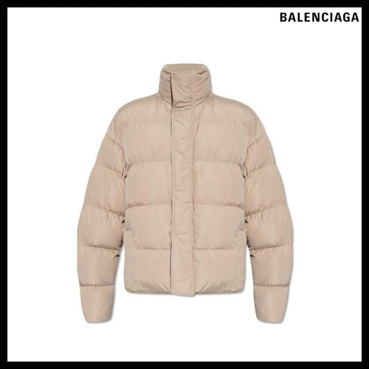 【BALENCIAGA】BB Logo Puffer Jacket Beige