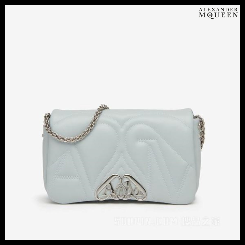 【Alexander Mcqueen】Leather Small Seal Shoulder Bag