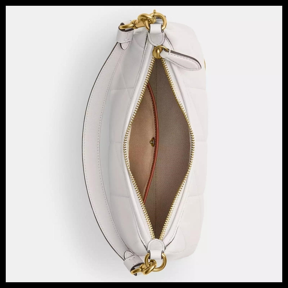 【Coach】Juliet Shoulder Bag 25 With Quilting Chalk