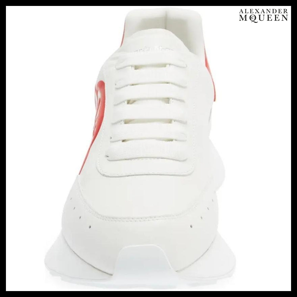 【Alexander Mcqueen】Sprint Runner White Red