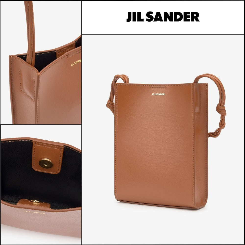 【Jil Sander】Small Tangle Shoulder Bag Tan