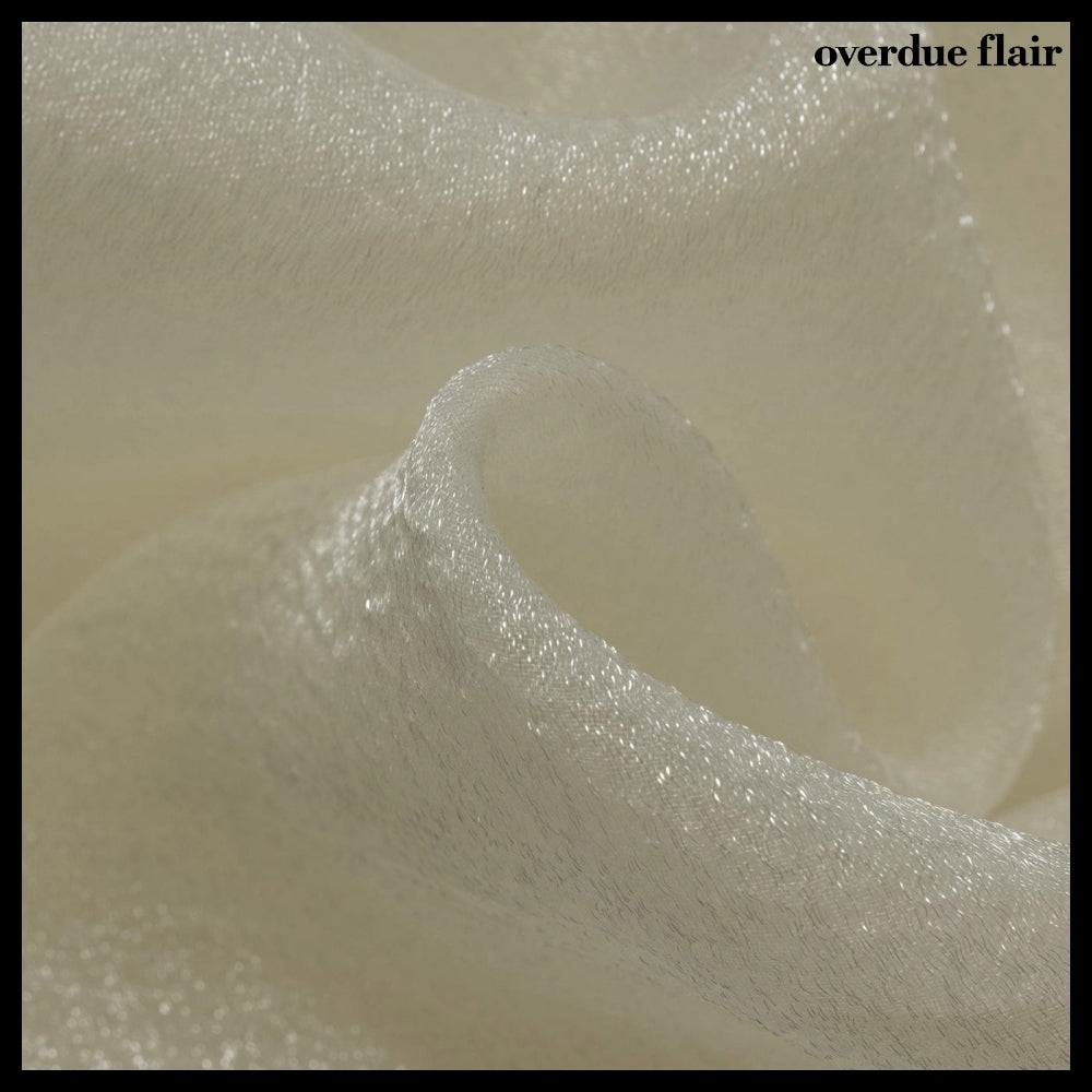 【OVERDUE FLAIR】ORGANZA BALLOON MINI DRESS 2colors
