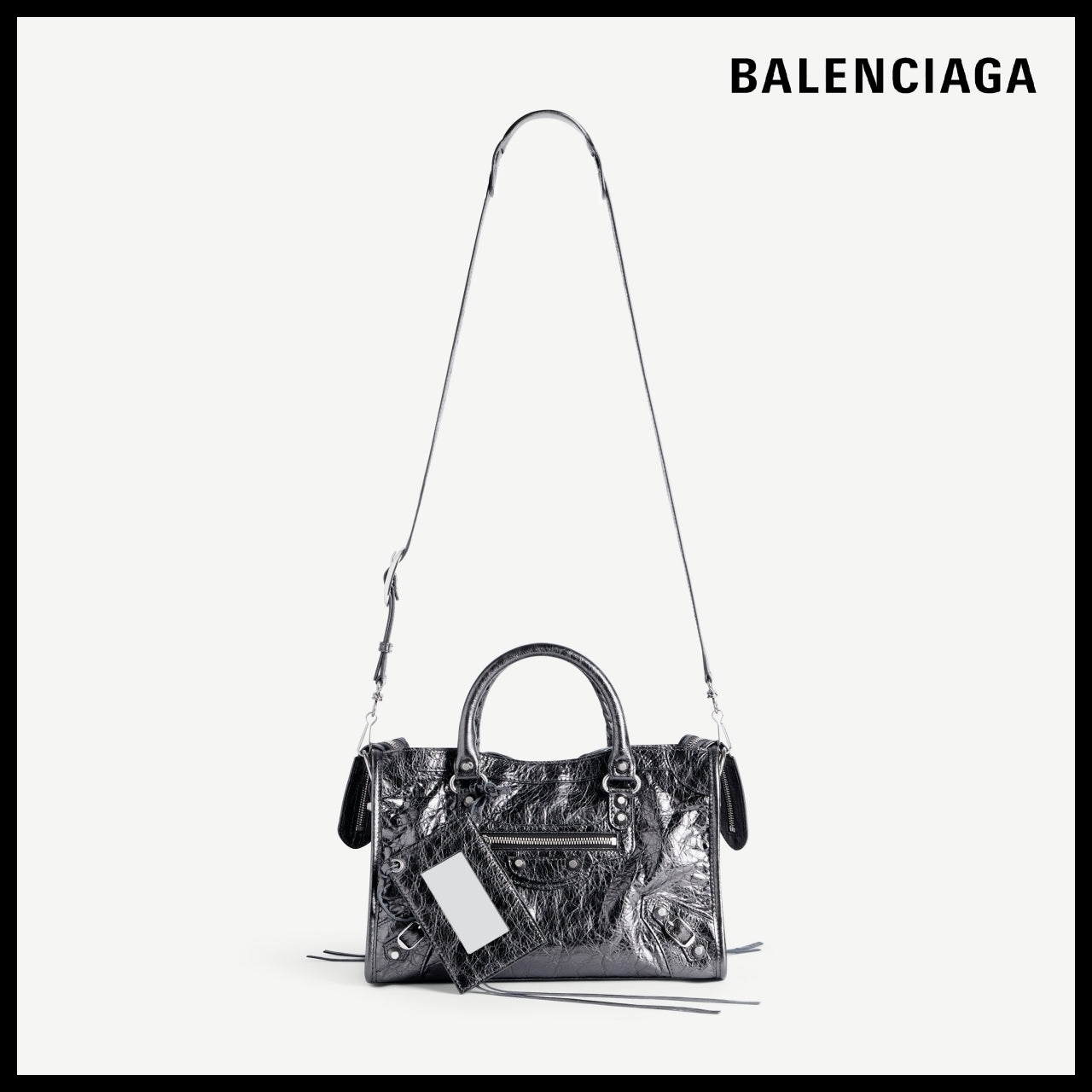 【BALENCIAGA】Le City Bag Small Steel Grey