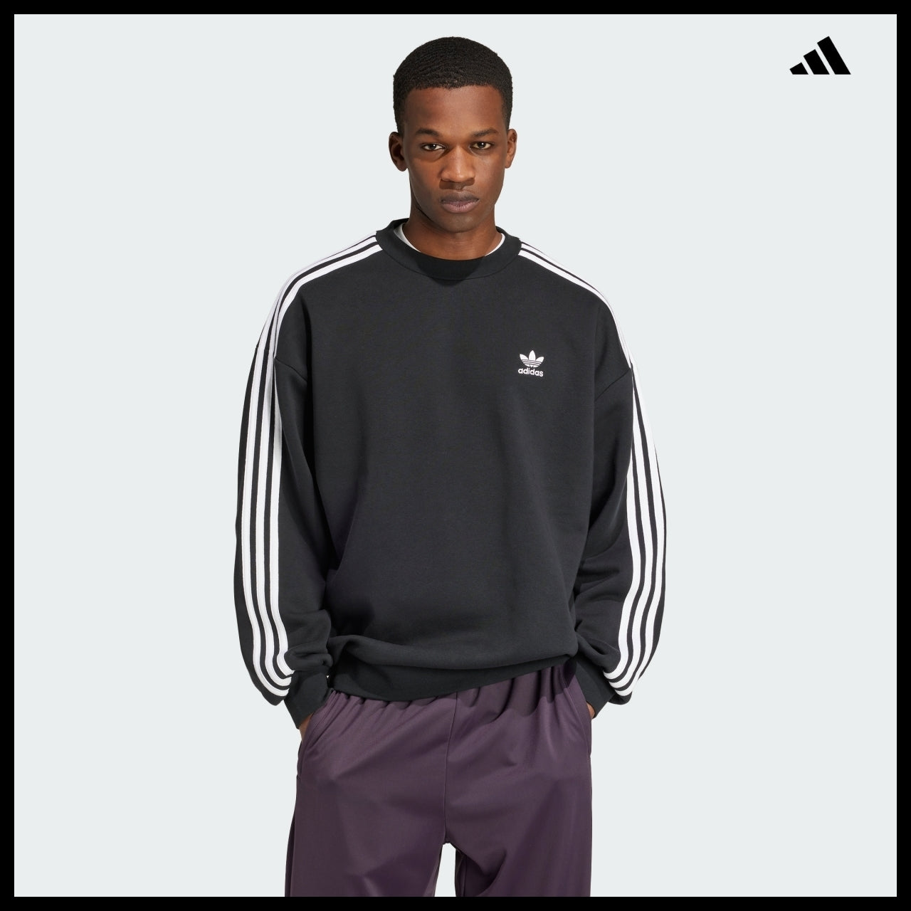 【ADIDAS】Adicolor Oversized Crew Sweatshirt